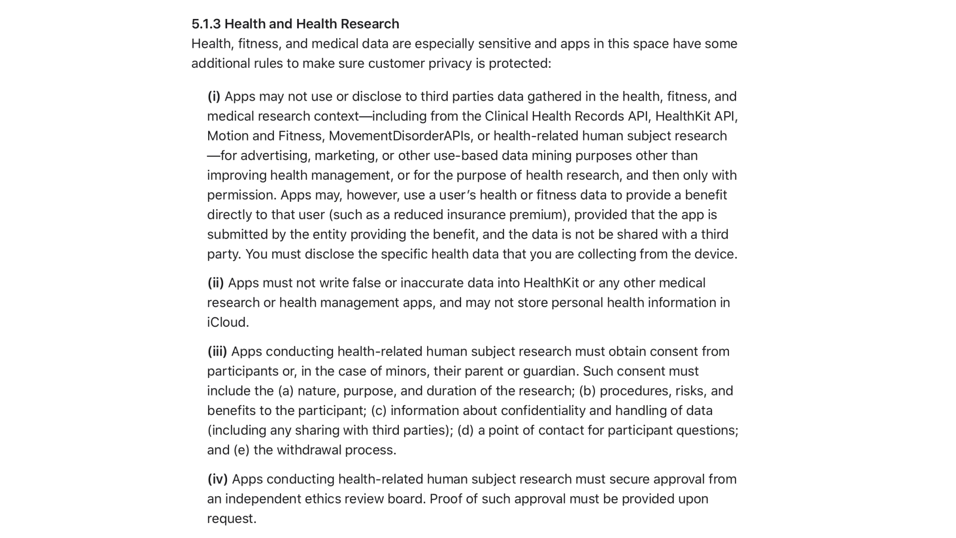 apple-healthcare-app-developer-guidelines