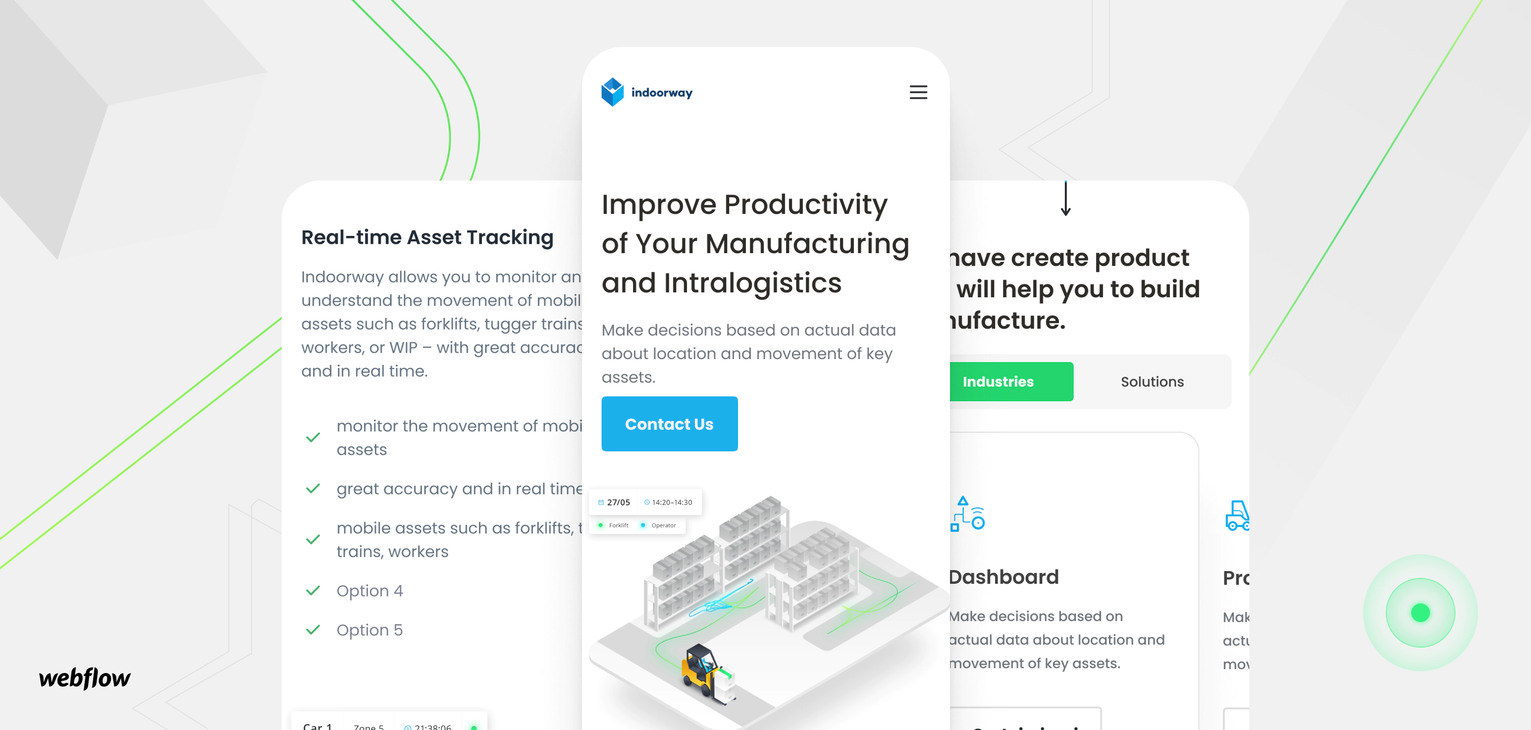 Indoorway Case Study Webflow