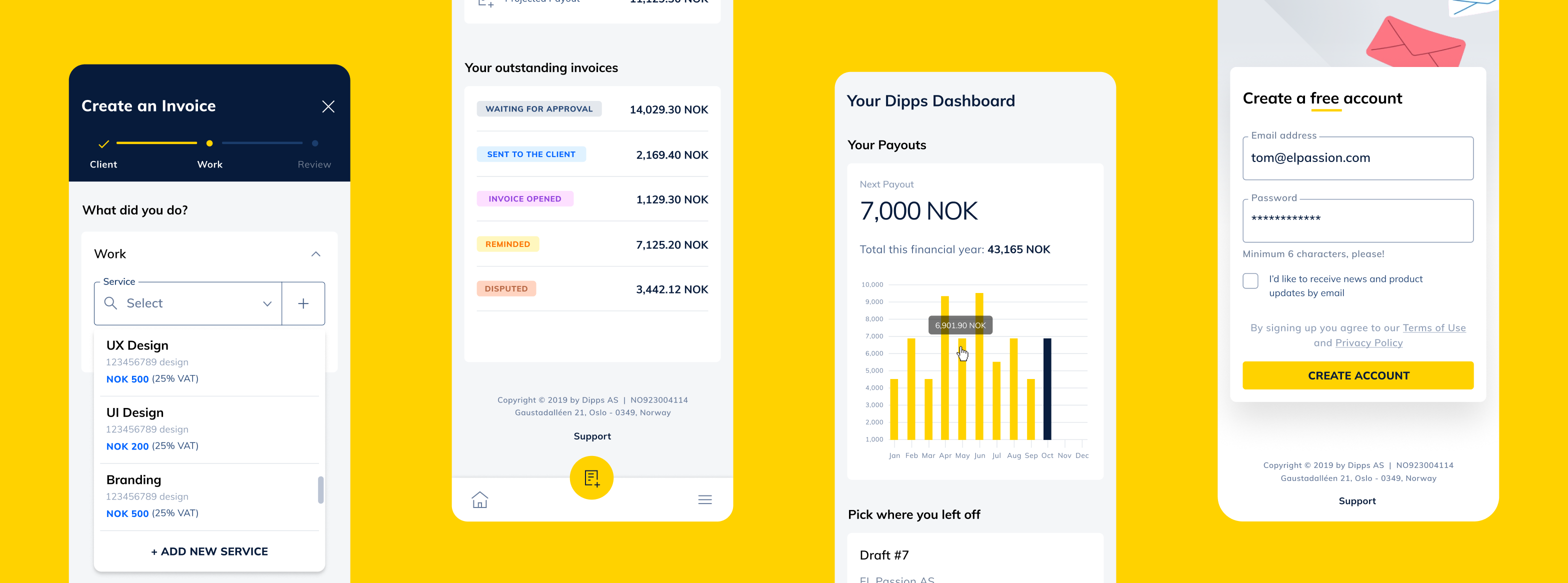 Manymore Case Study Screens