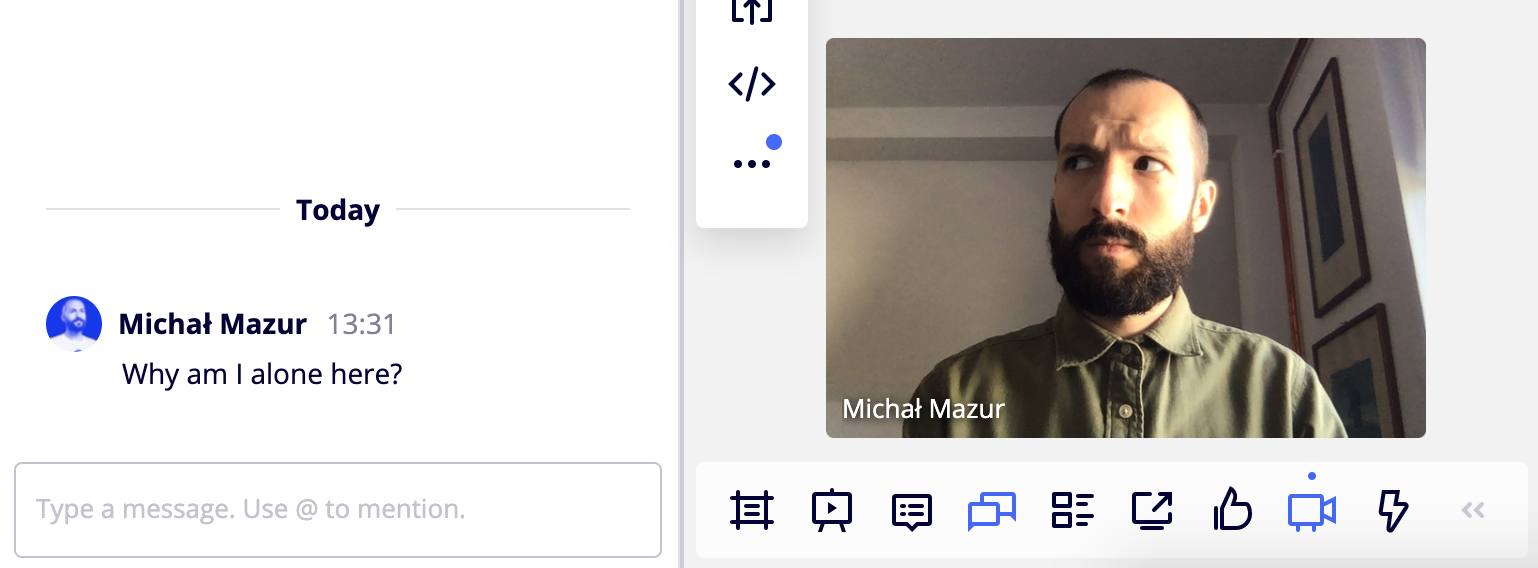 Miro chat features